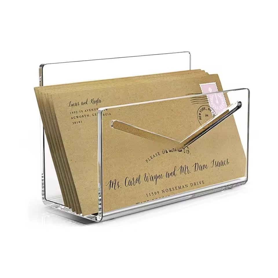 Mail Organizer Acrylic Desk Le – обзор и цена Desk Setup Organization