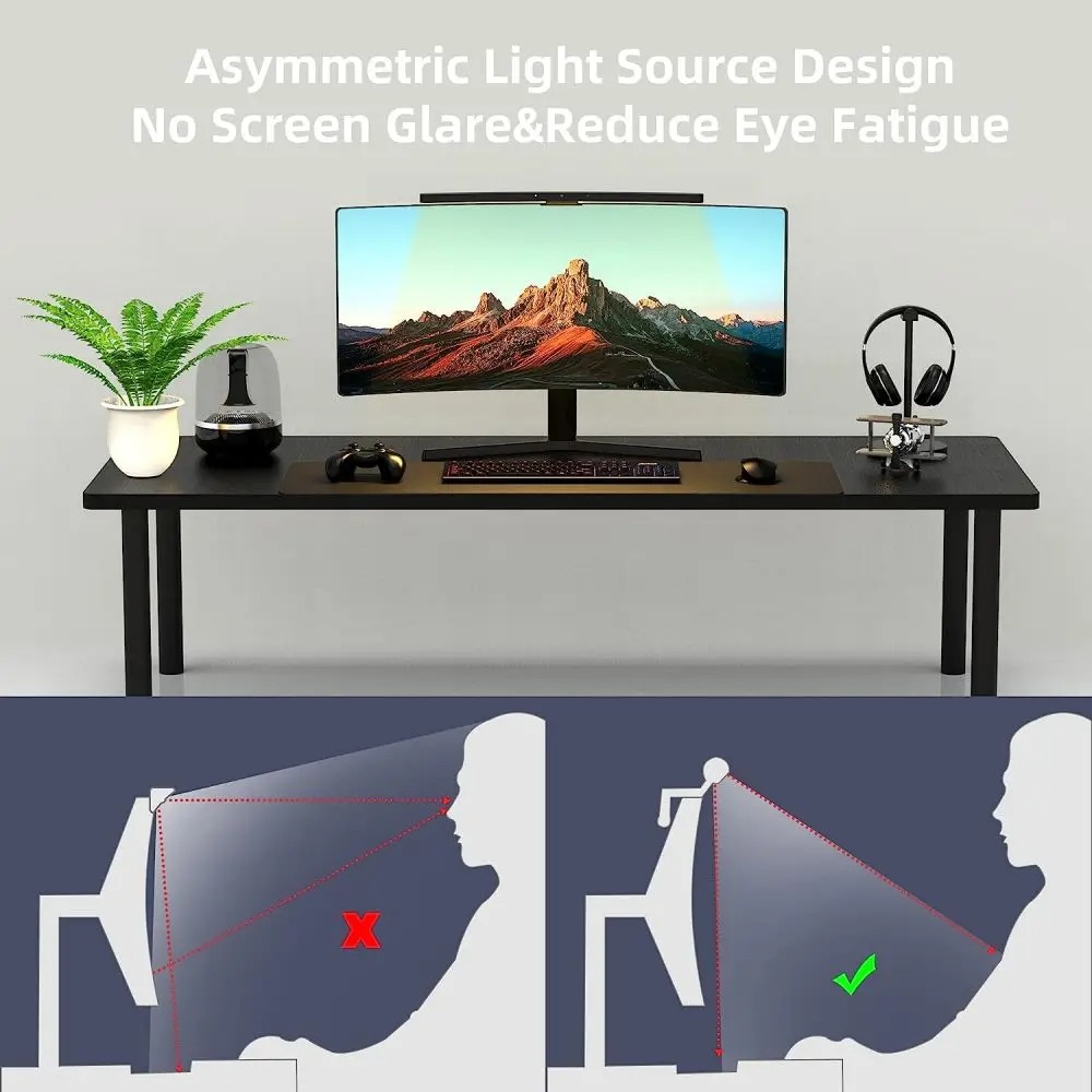 Curved Monitor Light Bar 3 Col – обзор и цена Desk Setup Lamp