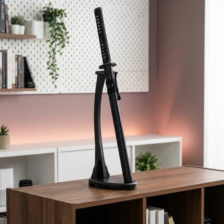 Vertical Katana Stand Sword Sh – обзор и цена Desk Setup Shelf