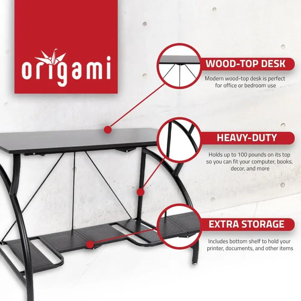 Space-Saving Foldable Desk for – обзор и цена Desk Setup Monitor And Laptop