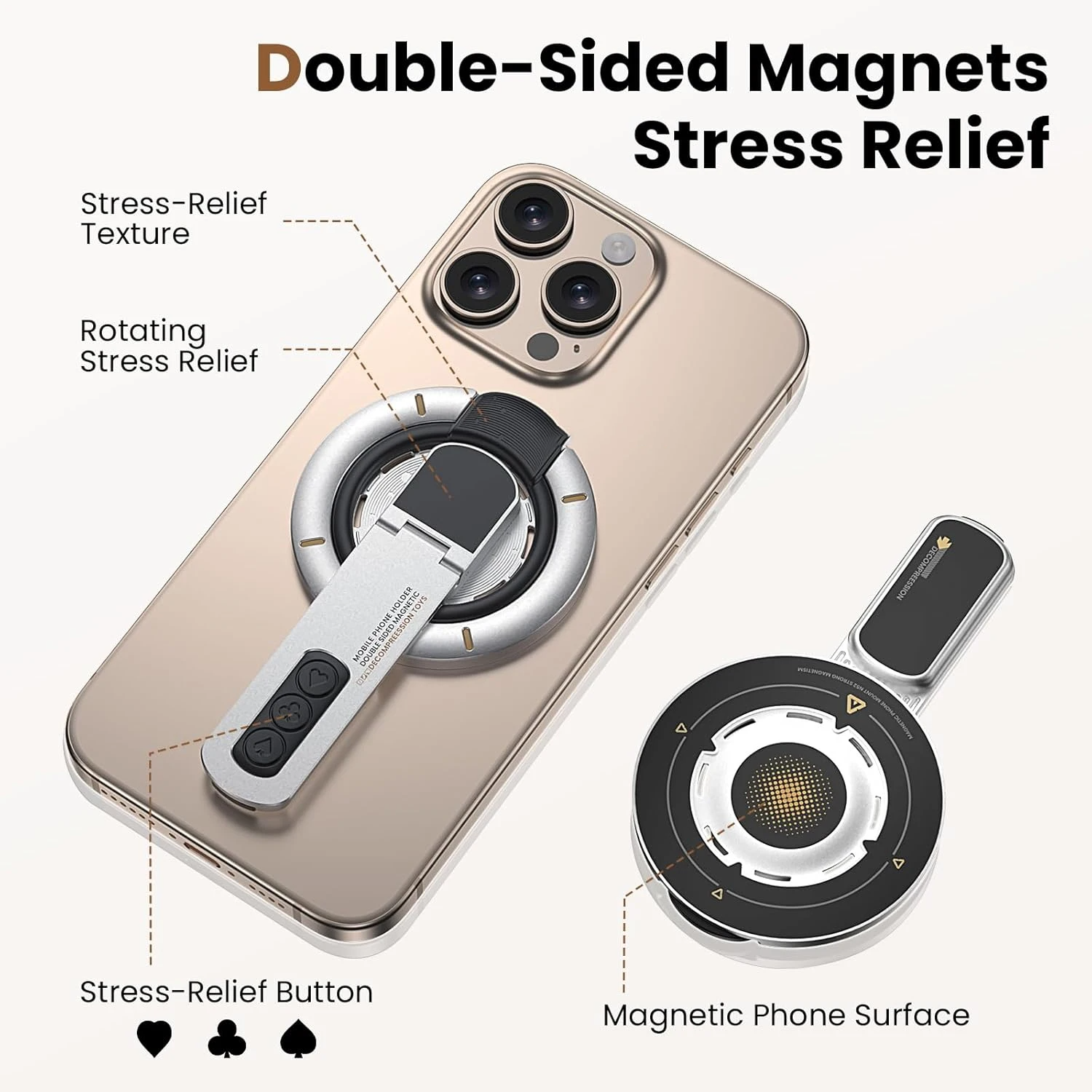 Double-Sided Magnetic Phone Ri – обзор и цена Desk Setup Apple
