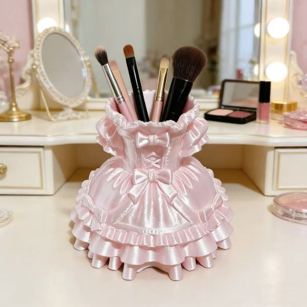 Princess Dress Makeup Brush Ho – обзор и цена Desk Setup Organization