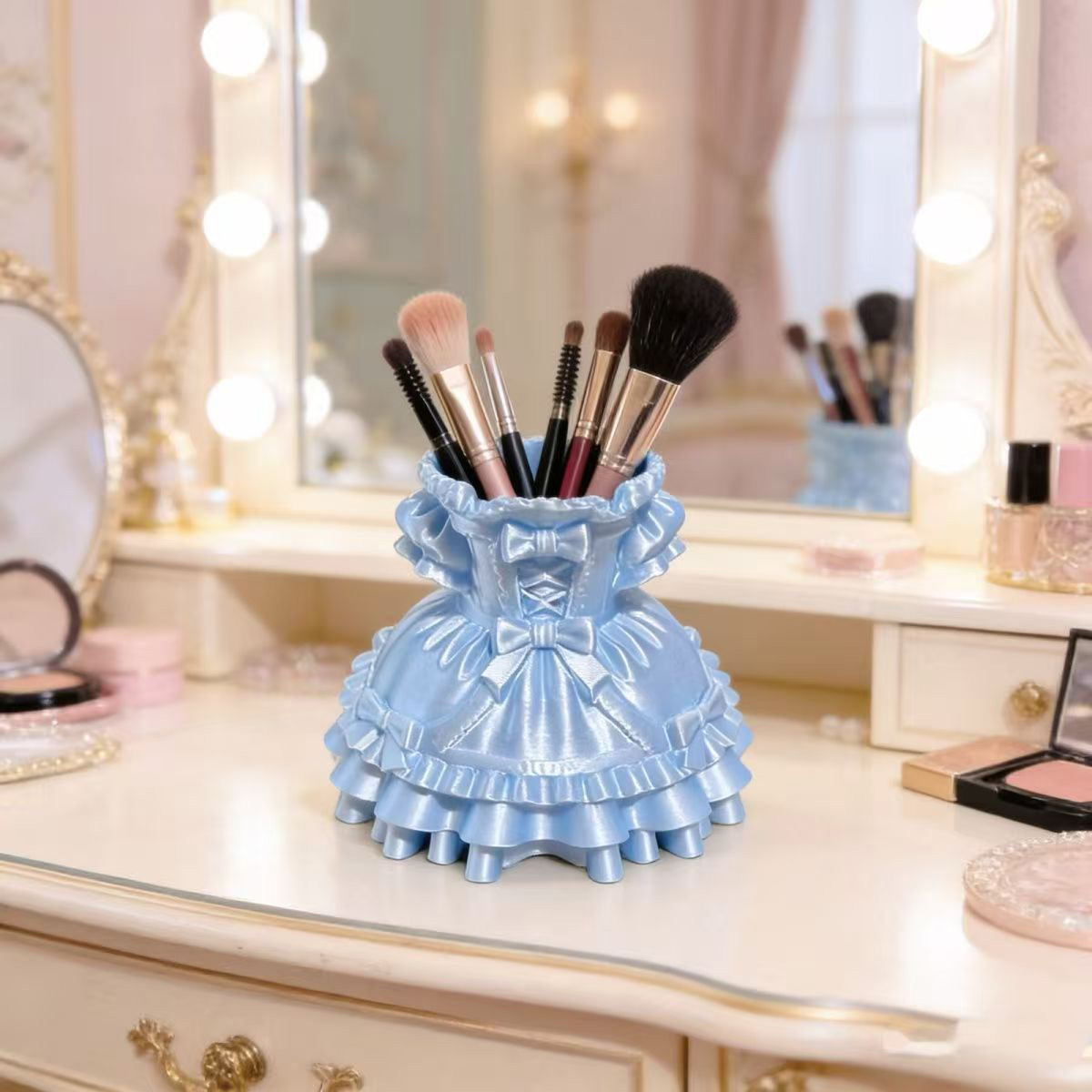 Princess Dress Makeup Brush Ho – обзор и цена Desk Setup Organization
