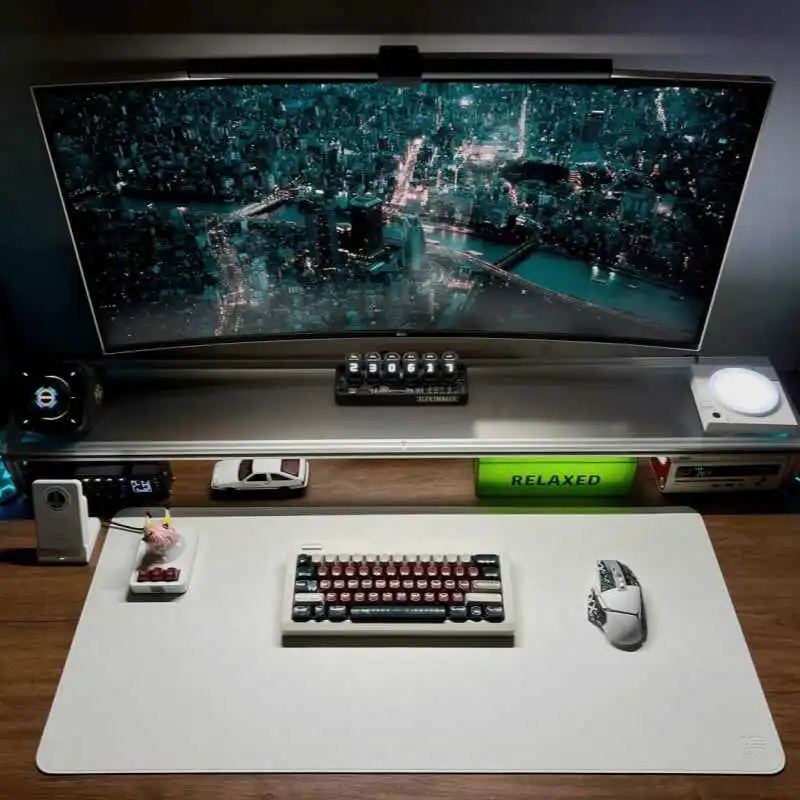 Aluminum Monitor Stand Acrylic – обзор и цена Desk Setup Monitor And Laptop