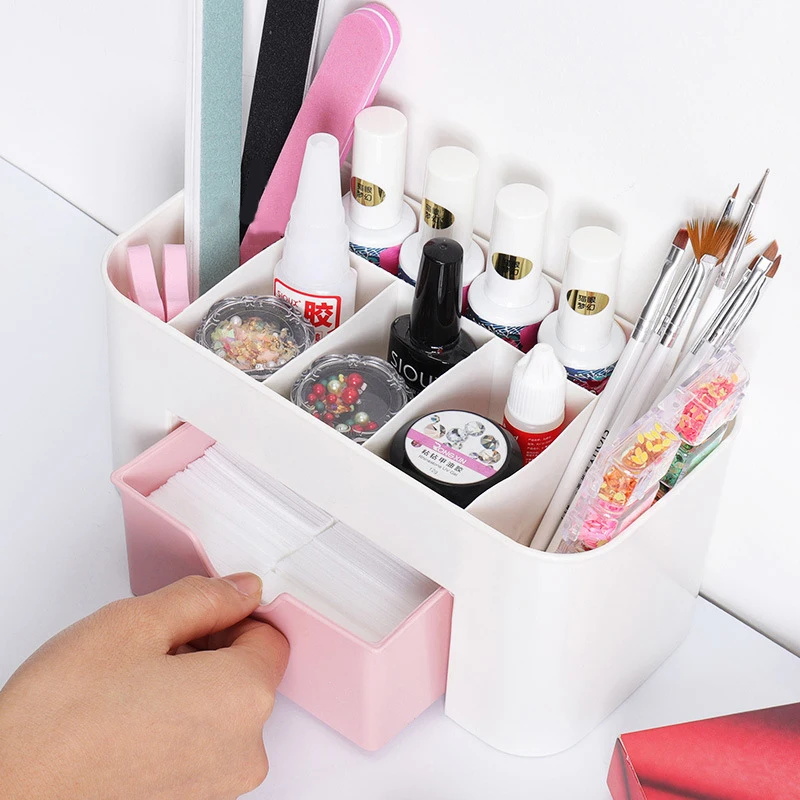 Nail Art Organizer Desktop Dra – обзор и цена Desk Setup Organization