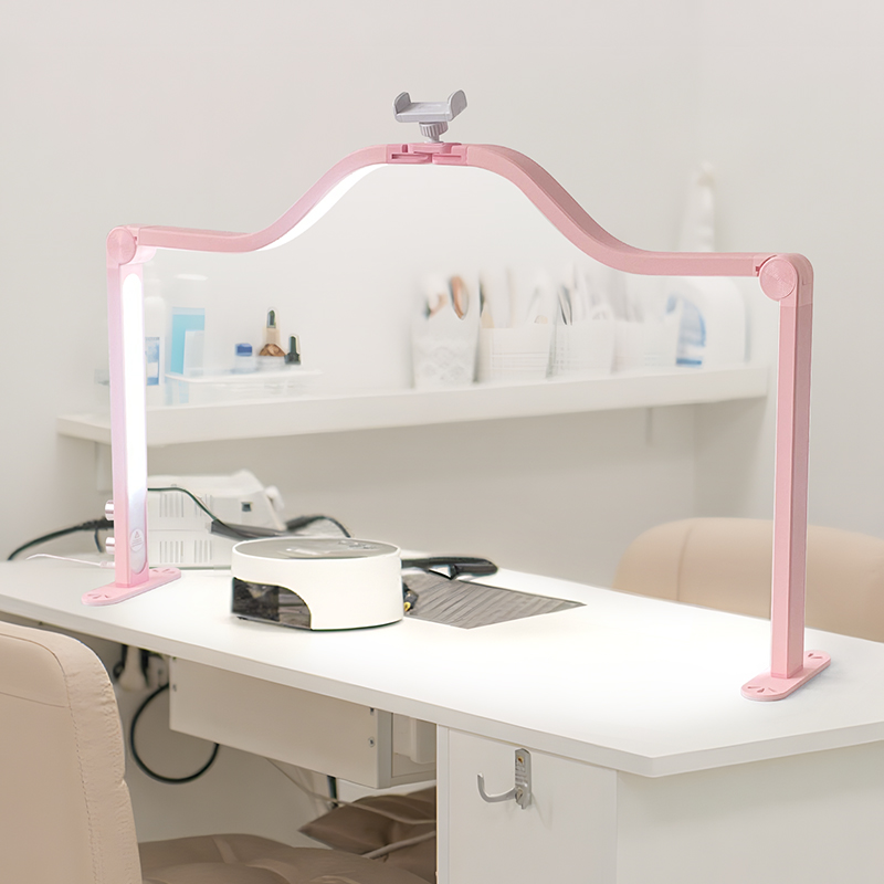 48W Half Moon Nail Lamp Double – обзор и цена Desk Setup Lamp