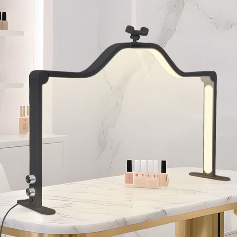 48W Half Moon Nail Lamp Double – обзор и цена Desk Setup Lamp