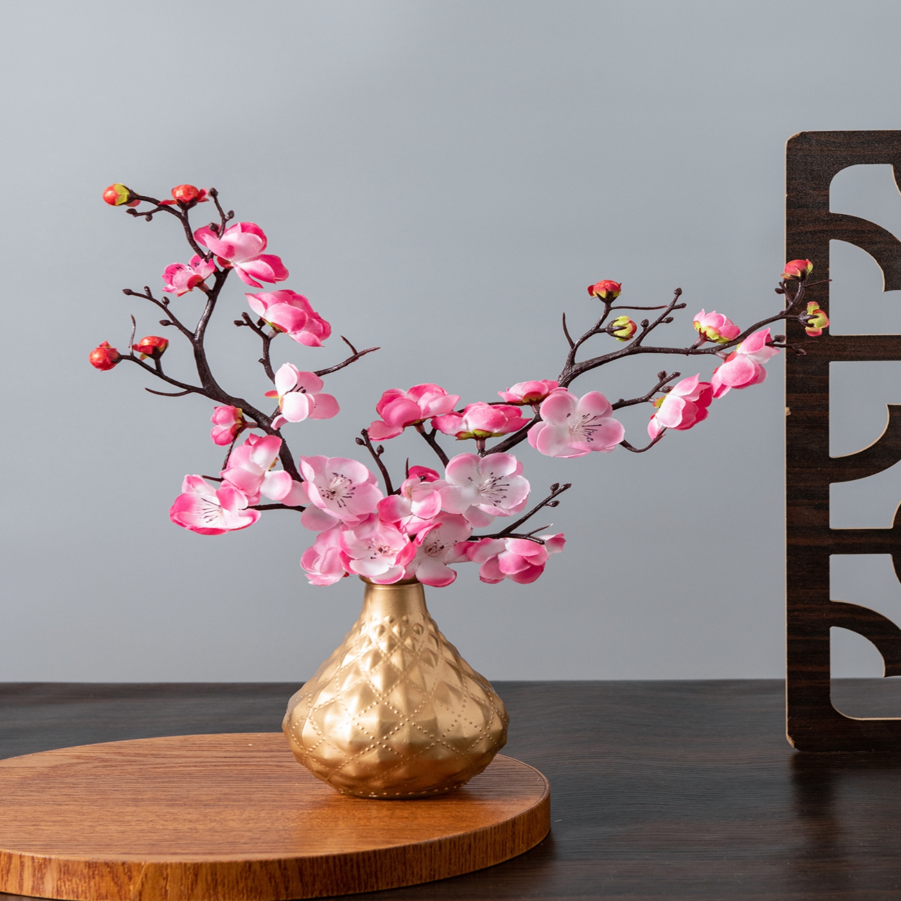 Artificial Flower Spring Plum  – обзор и цена Desk Setup At Home