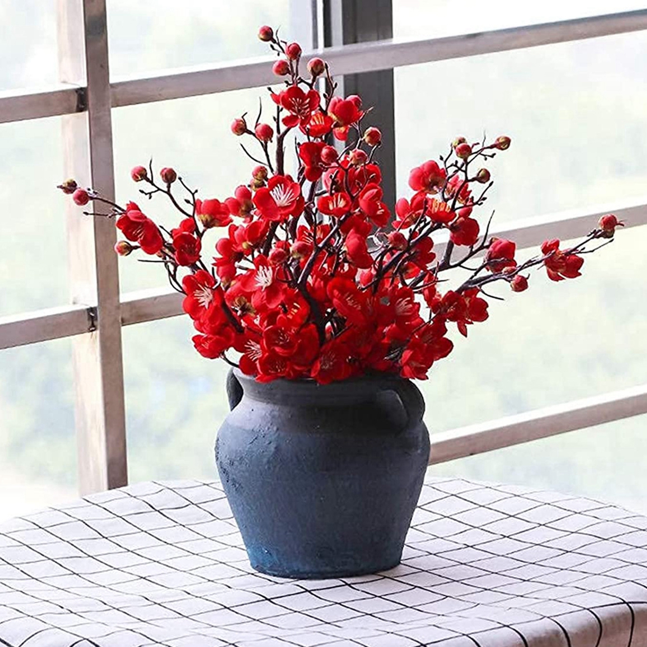 Artificial Flower Spring Plum  – обзор и цена Desk Setup At Home