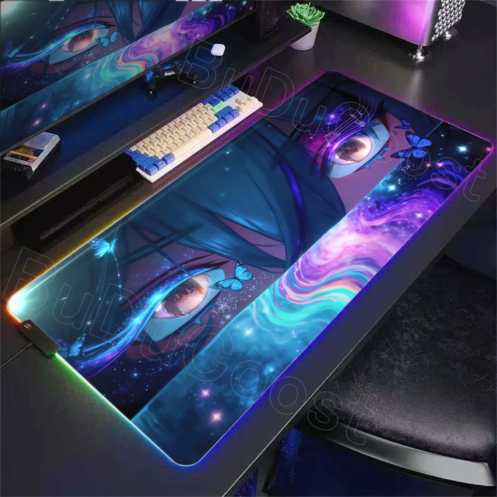 RGB Desk Mat Beautiful Shoreke – обзор и цена Desk Setup Anime