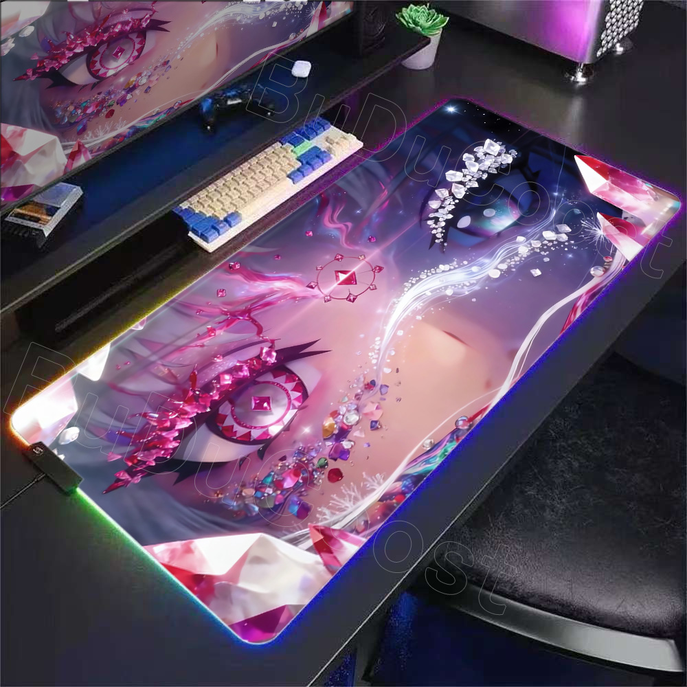 RGB Desk Mat Beautiful Shoreke – обзор и цена Desk Setup Anime