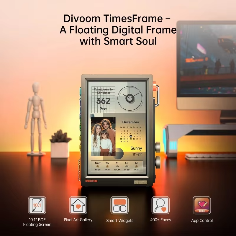 Digital Picture Frame Transpar – обзор и цена Desk Setup Videos