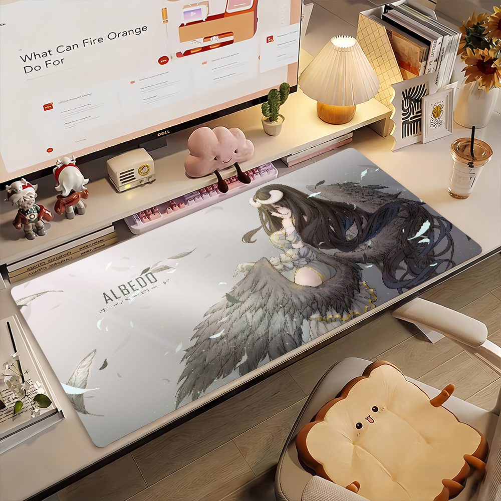 Anime O-OverlordS Albedo Mouse – обзор и цена Desk Setup Anime