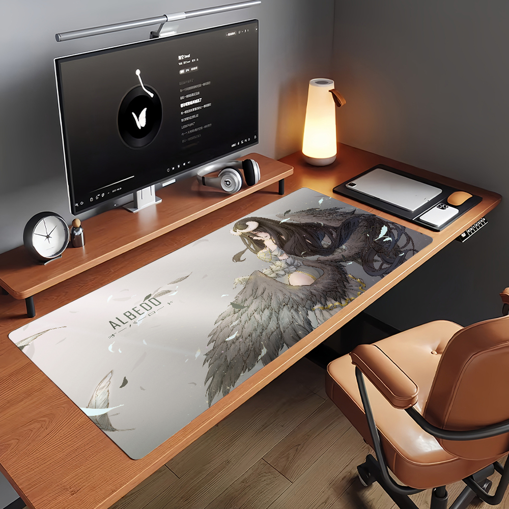 Anime O-OverlordS Albedo Mouse – обзор и цена Desk Setup Anime