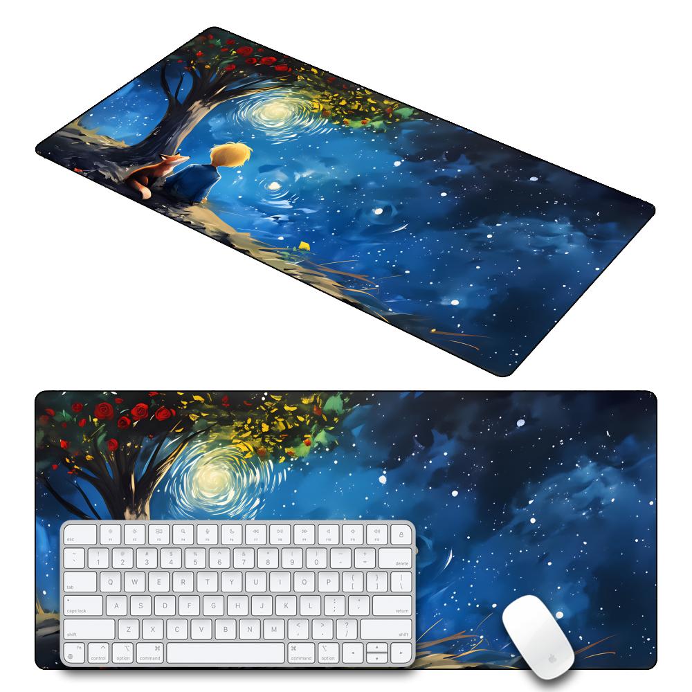 HYBXAXC red, Mouse starry Pad  – обзор и цена Desk Setup Red