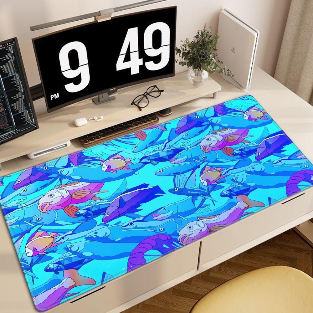 HD Printing Fish Rubber Mouse  – обзор и цена Desk Setup Anime